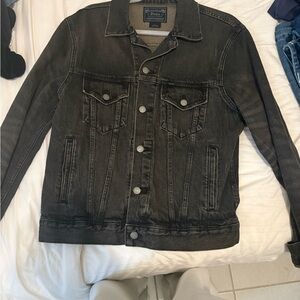Ralph Lauren Black Washed Denim Jacket